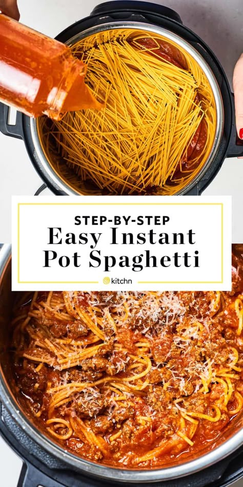 Instant Pot Spaghetti Recipe, Pressure Cooker Pasta, Groceries Budget, Instant Pot Spaghetti, Instant Pot Ideas, Instant Pot Pasta, Wallpaper Food, Instant Pot Pasta Recipe, Instant Pot Air Fryer