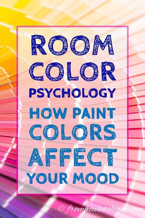 These tips on room color psychology are a great way to decide on the paint color for your home. Knowing what the room color meanings are really helped with the interior design of my space. #fromhousetohome #paintcolor #decoratingtips #colorscheme #homedecor Green Room Colors, Mood Room, Best Bedroom Colors, Interior Decorating Tips, Paint Color Schemes, Office Colors, Inspire Me Home Decor, Room Paint Colors, Room Color Schemes