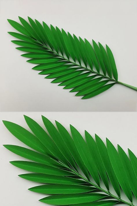 Diy Nature Decor, Paper Crafts For School, Crafts For School, Tropical Arrangements, Diy Nature, Paper Leaf, Diy Leaves, Artificial Leaves, Paper Plants