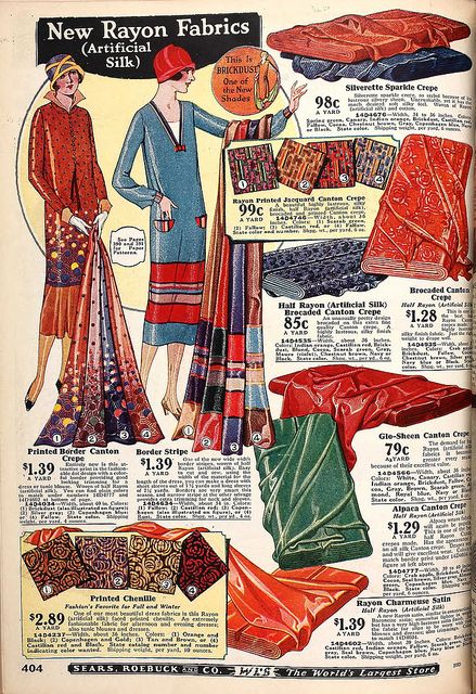 1920s vintage fabric patterns - sears 1926 Fashion, Vintage Fabric Patterns, 1920s Clothing, 1920s Women, Fashion 1920s, 1920's Flapper, Miss Fisher, 20s Style, 1920s Outfits