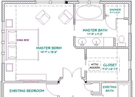 plans master bedroom with bathroom - Bing Images Master Suite Layout, Master Suite Floor Plan, Master Suite Ideas, Master Suite Addition, Master Addition, Bedroom Addition, Bathroom Plan, Bathroom Addition, Bathroom Plans