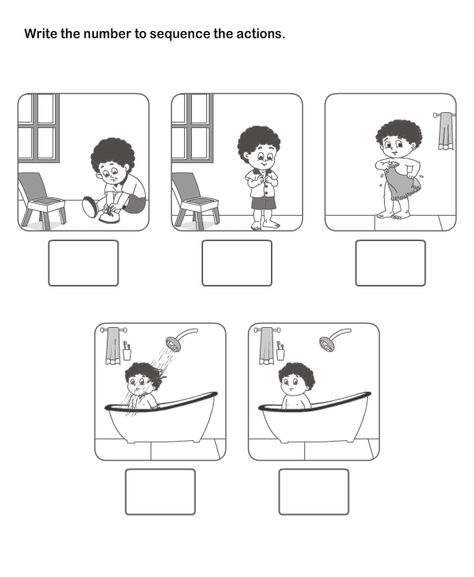 Picture Sequence Learning, Arrange Series of Pictures, Picture Sequencing Worksheets for Kids. Kindergarten Sequencing, Kindergarten Sequencing Worksheets, Sequencing Kindergarten, Sequence Worksheet, Sequence Of Events Worksheets, Story Sequencing Worksheets, Task Ideas, Preschool Prep, Sequencing Pictures