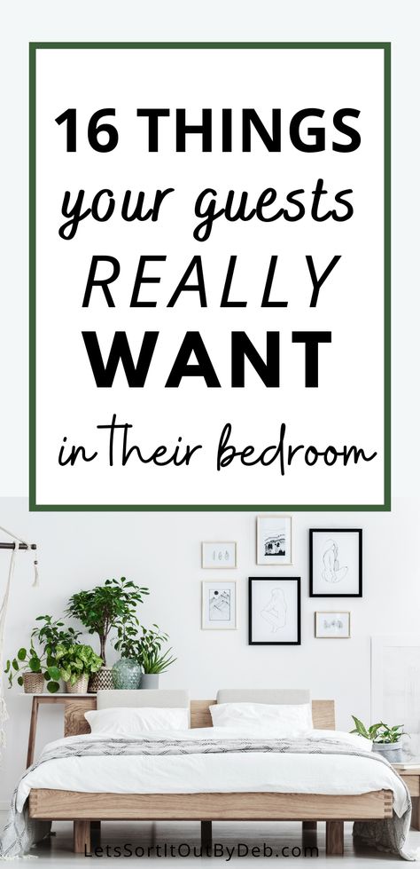 Check out what your guests REALLY want in their guest bedroom and the best guest bedroom tips and ideas now! #guestbedroomtips #guestbedroomideas #guestbedrooms #hostesstips Small Bedroom Inspo Cozy, Bedroom Inspo Cozy, Guess Bedroom, Neutral Guest Bedroom, Small Guest Bedroom Ideas, Home Decor With Plants, Room Aesthetic Decor, Cozy Maximalism, Decor Small Living Room