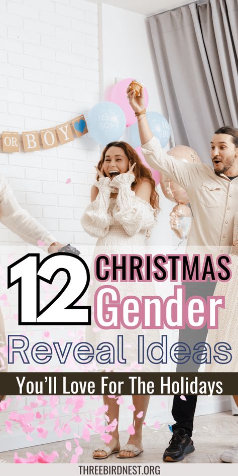 Gender Reveal Winter Outfit, Gender Reveal In Winter, Christmas General Reveal Ideas, Christmas General Reveal, December Gender Reveal Ideas For Party, Gender Reveal Ideas For Party Winter Theme, Gingerbread House Gender Reveal, Gender Reveal Ideas For Christmas, Holiday Gender Reveal Ideas