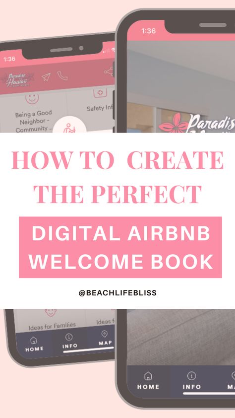 Air Bnb Guest Book Ideas, Airbnb Welcome Book Template Free, Airbnb Furniture, Airbnb Essentials, Airbnb Templates, Airbnb Marketing, Air Bnb Tips, Airbnb Hosting, Airbnb Welcome Book