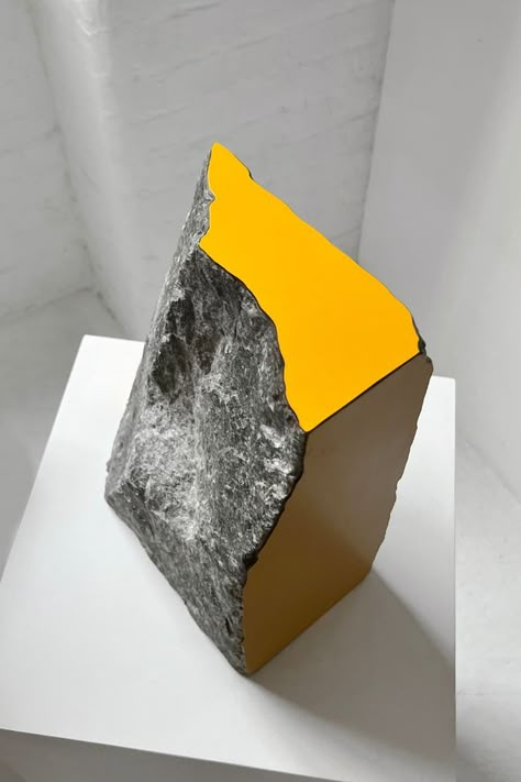 Expanded Painting, Functional Sculpture, Radical Design, Glass Art Design, Duplex Design, Stone Blocks, Concrete Sculpture, Sculptural Object, Painted Stone