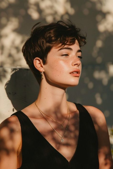 Short Hair Long On Top For Women, Crop Haircut Short Women, Boy Haircuts For Women, Boy Cute Haircuts For Women, Girls Haircut Short, Boy Haircut For Women, Girl Haircut Short, Cropped Haircut For Women, Short Girl Haircut