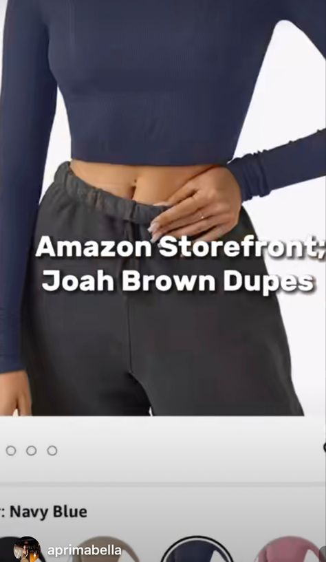 #workout #basics #basicessentials #joahbrown #dupes Josh Brown, Amazon Clothes, Joah Brown, Favorite Products, Influencer, Personal Style, Summer Fashion, Navy Blue, Clothes