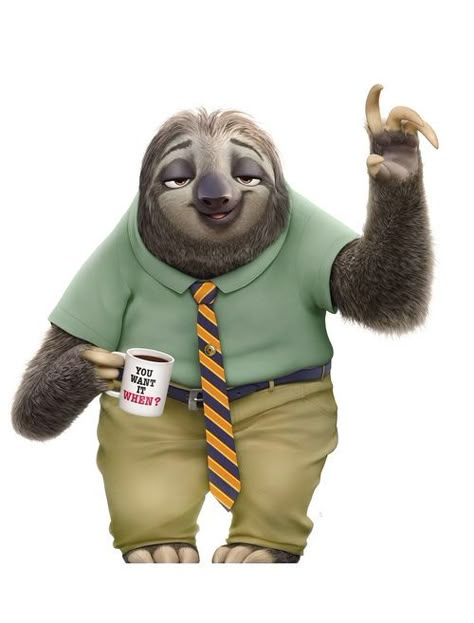 Flash Zootopia, Disney Characters Zootopia, Flash The Sloth, Zootopia Sloth, Zootopia 2016, Zootopia Characters, Sloth Art, Disney Zootopia, Cute Sloth