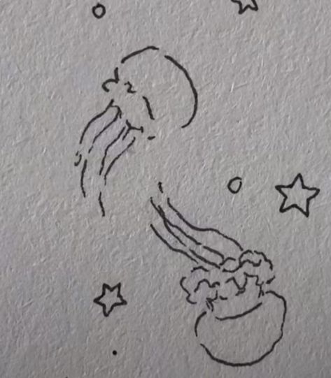 Drawing Jellyfish, Art Tattoo Ideas, Hand Doodles, Cute Easy Doodles, Easy Doodle Art, Easy Doodles Drawings, Easy Drawings Sketches, Cute Doodles Drawings, Art Tattoos