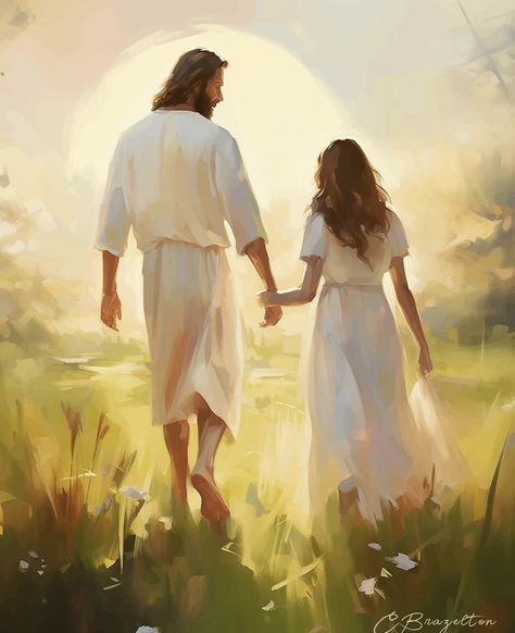 Dear Heavenly Father, Jesus Love Images, Evening Prayers, Jesus Artwork, Maria Magdalena, Pictures Of Christ, Painting Series, Jesus Christ Artwork, Lds Art