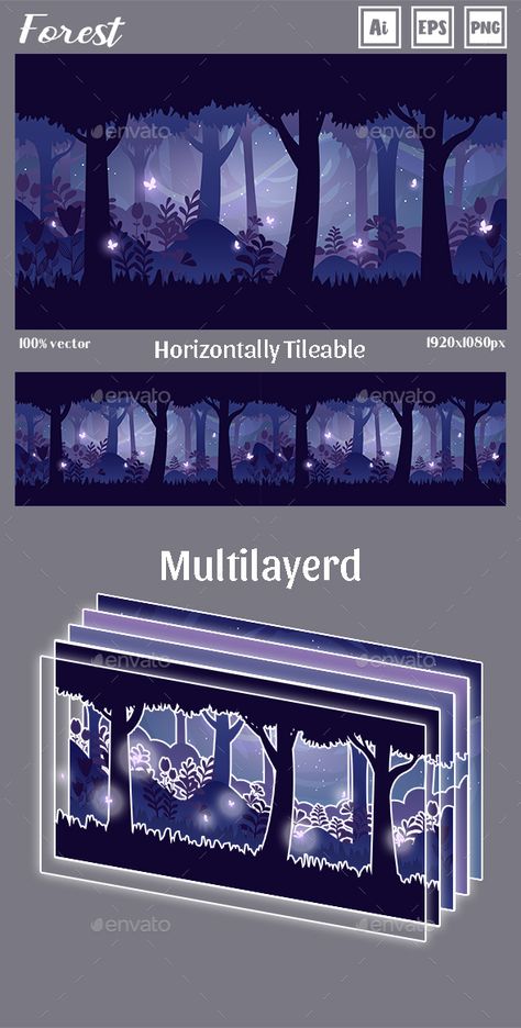 Loopable Game Background Forest Platformer Game Background, Video Game Level Design, Point And Click Game Design, Top Down 2d Game, 2d Game Art Background, Fps Map Design, 2d Game Art Environment, Video Game Design Ideas, Game Map Concept Art