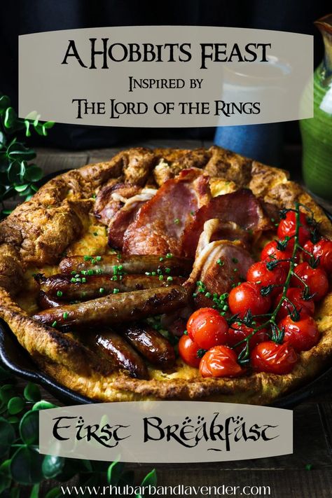 Breakfast Savory, Savory Dutch Baby, Sausage And Bacon, Hobbit Food, Medieval Recipes, Geek Food, Easy Lunch Ideas, Dinner And A Movie, Dutch Baby