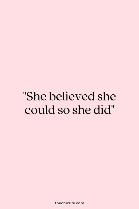 Doing the Becoming Her 6-Month Challenge? Click for the BEST Becoming Her quotes to help you stay motivated and disciplined throughout the challenge. As Theodore Roosevelt said: Believe you can, and you're halfway there! Belief in yourself is so important. Many will doubt you on your journey to creating your dream life. Make sure you're not one of them! ;) Believe in yourself and keep going! Save this to your Pinterest quotes board or vision board. Quotes And Motivation, Best Self Motivation Quotes, Future You Quotes, Goal In Life Quotes, Cute Motivating Quotes, Motivation Cute Quotes, Be Who You Are, Motivation For Women Inspiration, You Can And You Will