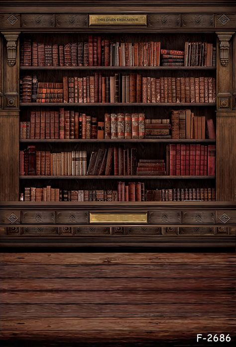 Old Bookshelf, Bookshelf Library, Background Graduation, Medical Sonography, Library Study Room, Old Bookshelves, Vintage Backdrop, Background Photo Studio, Library Study