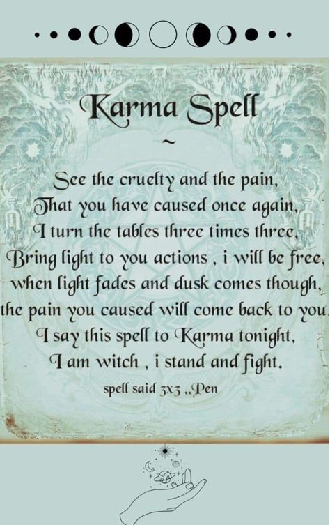 Instant Wish Spell, Witch Chants Magic Spells, Karma Chant Spell, Spell For Cheaters, Banishing Spell Chant, Powerful Revenge Spell, Witchcraft Chants Magic Spells, Powerful Banishing Spell, Protection Spells For Work