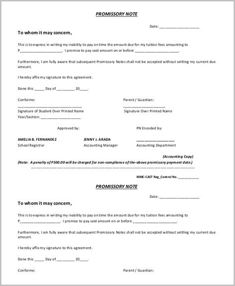 Note Format, Promissory Note, Name Signature, Financial Instrument, Letter Example, Tuition Fees, Notes Template, Templates Printable Free, Resume Examples