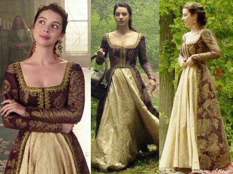 Reign Outfits, Marie Stuart, Reign Fashion, Reign Dresses, Mary Dress, Queen Of Scots, Mary Stuart, Old Fashion Dresses, Mary Queen Of Scots