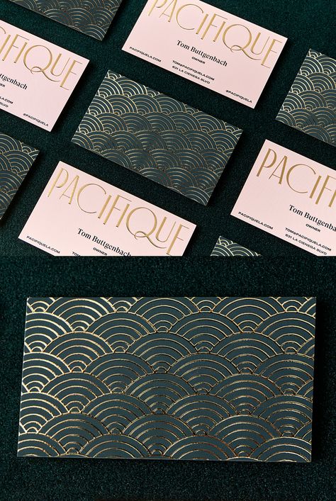 Luxury Name Card Design, Elegant Bussines Card, Art Deco Business Card Design, Moody Business Card, Bussines Card Design Ideas Luxury, Elegant Card Design, Restaurant Business Card Design, Restaurant Card Design, Japanese Business Card