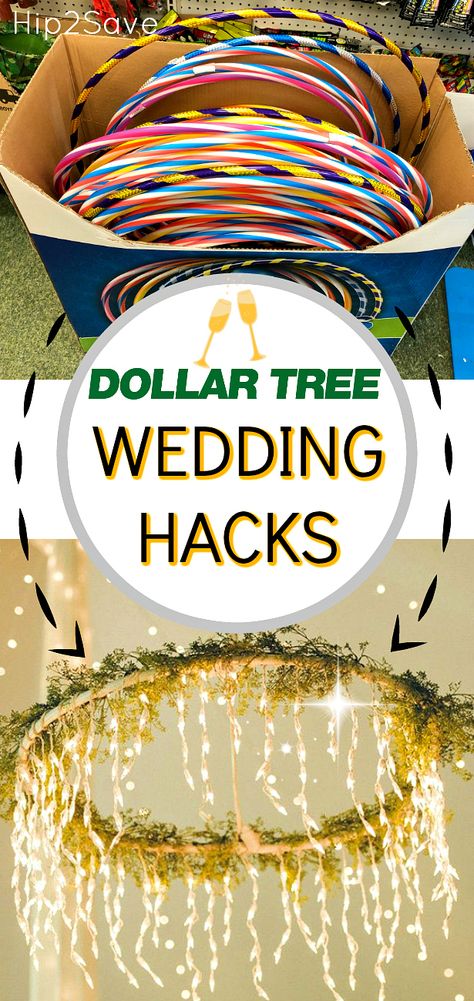 Dollar Tree Wedding, Wedding Hacks, Frugal Wedding, Rustic Wedding Decorations, Easy Wedding, Wedding On A Budget, Fabulous Wedding, Planning A Wedding, Tree Wedding