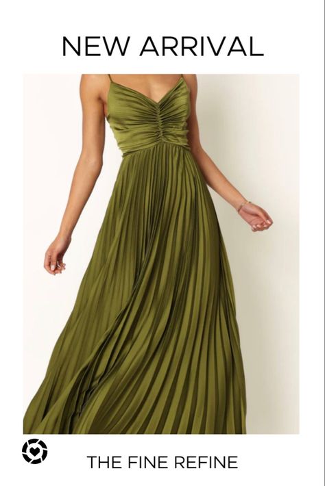 Wedding Guest Dress Palm Green, Cami Maxi Dress, Elegant Maxi Dress, Sequin Prom Dresses, Prom Dress Shopping, Green Prom Dress, Pleated Maxi Dress, Pleated Maxi, Prom Dresses Ball Gown