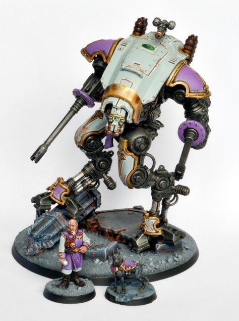 Showcase: Imperial Knights Armiger Helverin with Noble and Dog » Tale of Painters Imperial Knight 40k, Knight 40k, Imperial Knights, Noble Knight, Imperial Knight, Blood Bowl, The Revenant, Amazon Associates, Mini Paintings