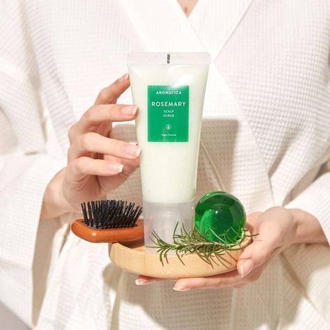 AROMATICA Rosemary Scalp Scrub 165g https://empresskorea.com/products/aromatica-rosemary-scalp-scrub-165g EmpressKorea #Hot Aromatica Rosemary, Exfoliate Scalp, Rosemary Extract, Cypress Oil, Pine Oil, Cedarwood Oil, Marine Ecosystem, Dead Sea Salt, Scalp Scrub