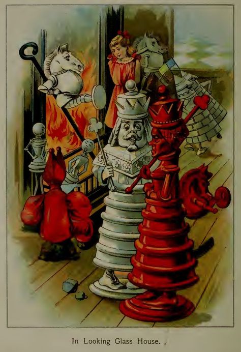 Alice through the looking glass... some chess visual imagination - Chess.com Quotes Alice In Wonderland, Alice In Wonderland Art, Alice In Wonderland Illustrations, John Tenniel, Go Ask Alice, Alice And Wonderland Quotes, Alice And Wonderland, Wonderland Quotes, Alice's Adventures In Wonderland