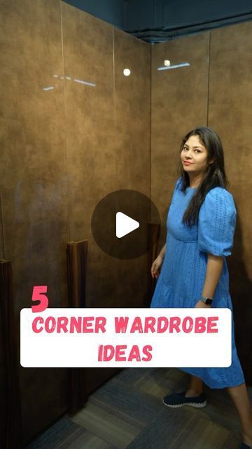 Sonika Khurana Sethi on Instagram: "5 corner wardrobe Ideas 💡  . . . . #cornerwardrobes #wardrobe #wardrobedesign #interior #innovativehardware #hardware #homedesign #coloraza   (Wardrobe ideas, corner wardrobe ideas, hardware, interior design, innovation)"