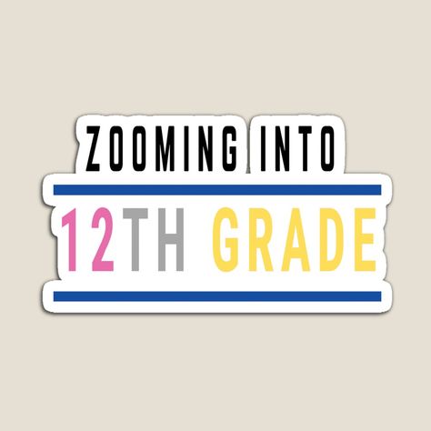 Get my art printed on awesome products. Support me at Redbubble #RBandME: https://www.redbubble.com/i/magnet/Zooming-into-12th-grade-by-Saileela1/57637958.TBCTK?asc=u Grade 12, 12th Grade, Zodiac Horoscope, Mask For Kids, Allianz Logo, Awesome Products, Vision Board, My Art, Medical