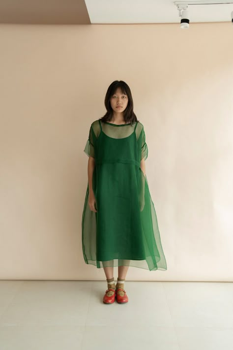 Dresses – Page 5 – Runaway Bicycle LLP Clover Dress, Gathered Dress, Clover Green, Silk Organza, Mid Dresses, Dress 100, Comfortable Outfits, Square Neckline, Vestidos De Fiesta