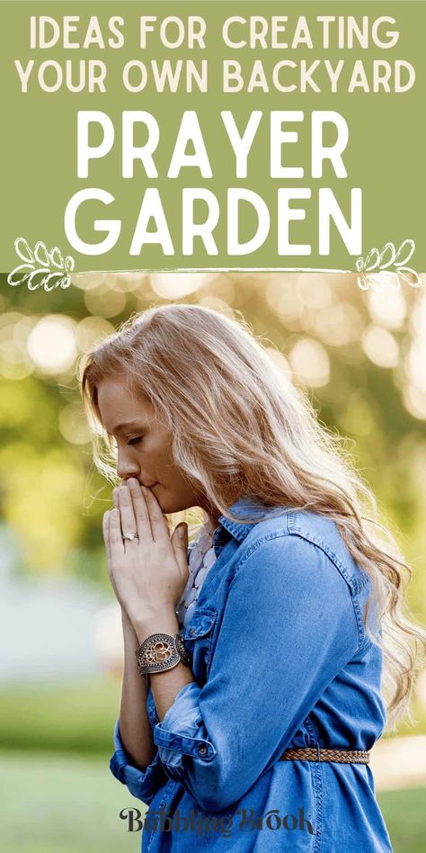 Prayer Garden Ideas For Your Very Own Backyard Garden of Prayer Faith Garden Ideas, Christian Yard Decor, Christian Garden Ideas, Prayer Garden Ideas Church, Outdoor Prayer Space, Spiritual Garden Ideas Backyards, Prayer Garden Ideas Backyards, Memory Garden Ideas, Prayer Garden Ideas