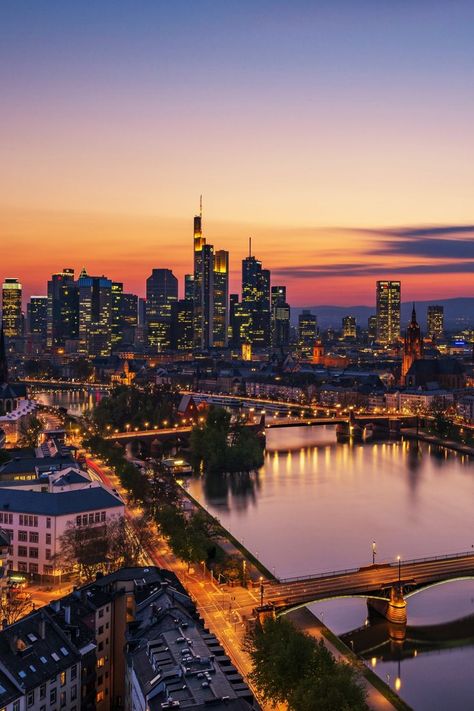 10 Best Things To Do At Night In Frankfurt, Germany Germany Vacation, Frankfurt Germany, Dream Travel Destinations, Dream Holiday, Best Cities, Pretty Places, Germany Travel, Travel Life, Dream Vacations