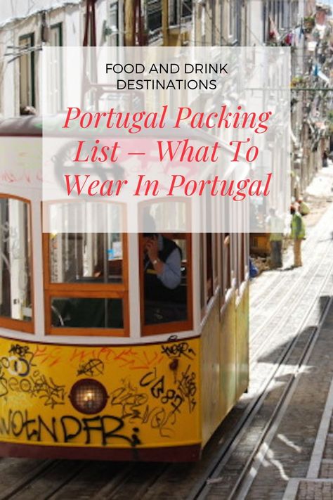 We’ve traveled around much of Portugal since our first visit years ago. We’ve visited in the heat of summer, in the winter, and every season in between. Although we made some mistakes when packing for Portugal during early visits, I am here to share our Portugal packing list tips so you don’t make the same mistakes we did. Portugal Outfits Summer Packing Lists, Outfit For Portugal, Travel To Portugal Outfits, Portugal Summer Outfits 2023, How To Dress In Portugal, Clothes For Portugal, Faro Portugal Outfit, What To Pack For Portugal In October, Portugal Packing List Spring