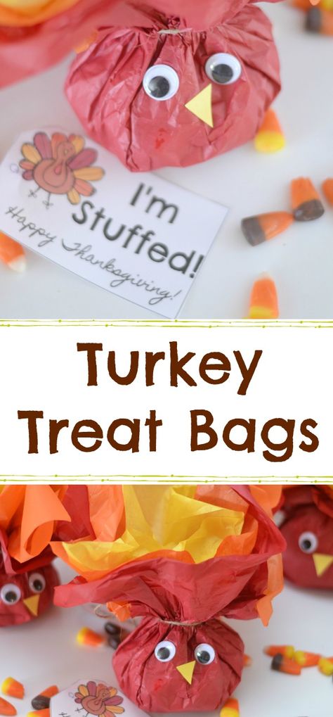 Diy Thanksgiving Treats, Thanksgiving Treats For Kids Classroom, Turkey Treat Bags, Thanksgiving School Treats, Kids Thanksgiving Treats, Thanksgiving Treat Bags, Thanksgiving Goodie Bag, Thanksgiving Treats For Kids, Treats For Thanksgiving