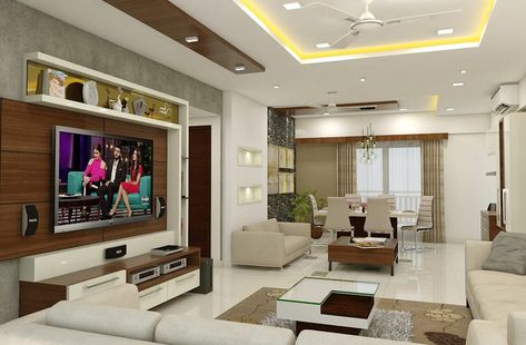 3 BHK flat @ Lodha Meridian: modern Living room by shree lalitha consultants Living Room Kerala Style, Flat Interior Design India, 3 Bhk Flat Interior, 3 Bhk Flat Interior Design, Living Room Kerala, Asian Style Living Room, Hall Room Design, Interior Design India, Flat Interior Design