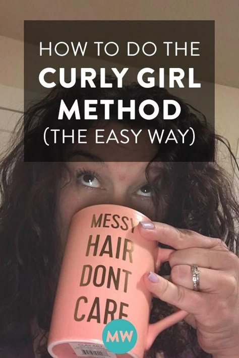 Curly Hair Method, The Curly Girl Method, Wavy Hair Care, Curly Girl Method, Wavy Curly Hair, Curly Girl Hairstyles, Curly Hair Routine, Hair Routine, Curly Hair Care