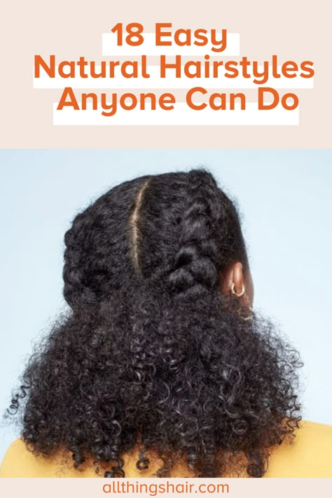 Easy Natural Hairstyles, Cabello Afro Natural, Cute Natural Hairstyles, Natural Hair Styles For Black, Hairstyles For Natural Hair, Hair Styles For Black Women, Protective Hairstyles For Natural Hair, Styles For Black Women, Natural Hairstyle