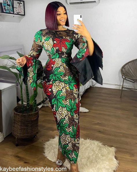 Best Ankara Long Gown Styles for Ladies in 2023 and 2024 - Ankara Floral Dress Styles, Simple Ankara Straight Dress Styles, Simple Ankara Gown Style For Ladies, 2024 Ankara Styles For Ladies, Ankara Long Gown Styles For Ladies 2024, Ankara Long Gown Styles For Wedding, Long Ankara Gowns For Ladies, Ankara Straight Gowns Long, Nigerian Dress Styles Gowns