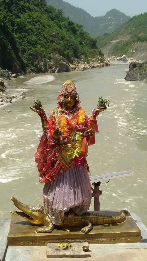 Maa Ganga at Deva prayaag Ganga Devi Images, Ganga Mata Images, Ganga Maa Images, Goddess Ganga, Ganga Maa, Ganga Devi, Maa Image, Kali Mata, Lord Rama Images