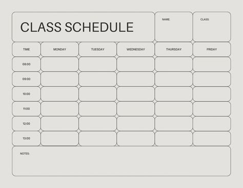 Scedual Template School Aesthetic, Schedule School Templates, Study Squedule, Scedual Template School, School Schedule Design, Weekly Schedule Template Aesthetic, School Schedule Templates Aesthetic, Class Schedule Template Aesthetic, Weekly Class Schedule Template