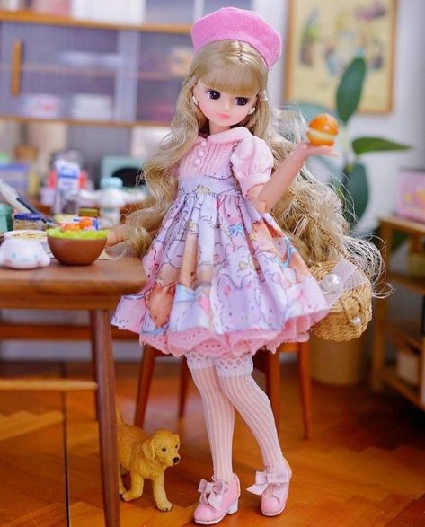 Licca Chan Doll, Dream Fairy, Pinky Girls, Asian Dolls, Dolly Doll, Licca Chan, Doll Aesthetic, Asian Doll, Beautiful Barbie Dolls