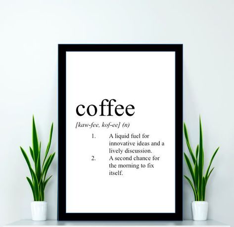 Johnny Cash Tattoo, Inspirational Coffee Quotes, Coffee Definition, Coffee Recepies, Coffee Printables, Poster Coffee, Thursday Quotes, Funny Definition, Quotes Coffee