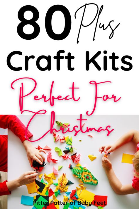 craft kits for kids, craft kids for kids diy, craft kits gift Craft Kits To Make And Sell, Christmas Craft Kits For Kids, Craft Kit Ideas, Diy Craft Kits For Kids, Diy Kits For Kids, Craft Party Ideas, Craft Gifts For Kids, Handmade Gifts For Kids, Cooking Kits For Kids