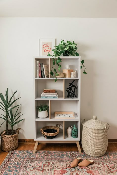 Interior Boho, Green Diy, Interior Vintage, Bookshelf Design, 아파트 인테리어, Bookshelves Diy, Bookshelf Decor, Diy Interior, Room Inspiration Bedroom