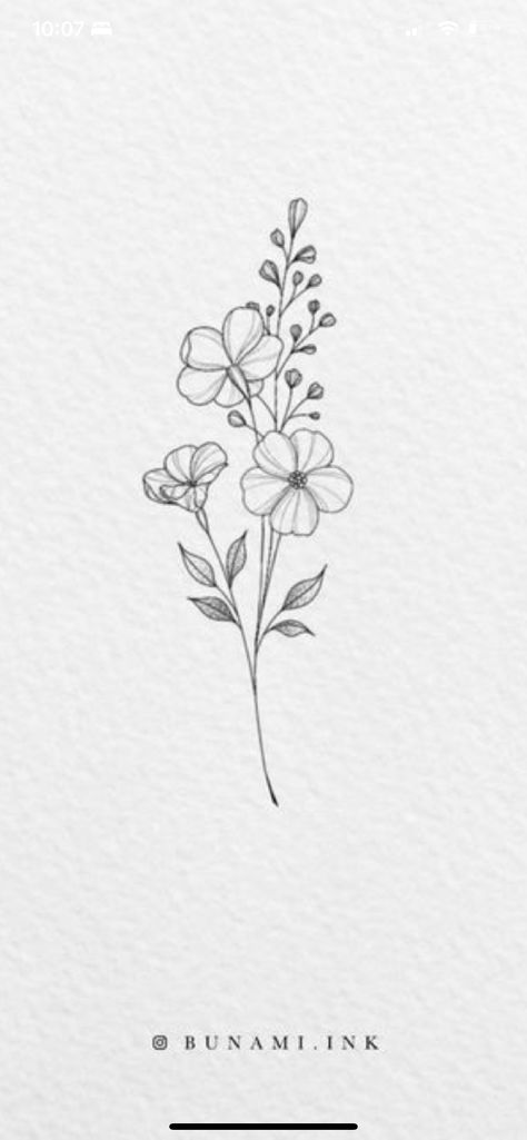 Violet Line Art Tattoo, Fine Line Flower Tattoo Matching, Violet Hip Tattoo, Two Cosmos Flowers Tattoo, Dainty Cosmos Flower Tattoo, Sweet Pea And Violet Flower Tattoo, Tattoo February Birth Month, Fine Line February Flower Tattoo, Violet And Cosmos Tattoo