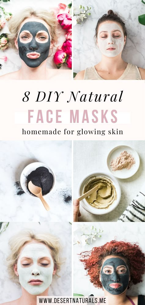 Discover 8 DIY natural face masks that will transform your skincare routine! From homemade skincare recipes to natural self-care tips, these masks target everything from clearing pores to achieving radiant, clear skin. Perfect for incorporating into your face skin care routine, these masks use simple ingredients you already have at home. Whether you're looking for a clear skin face mask or a pore mask, these natural solutions are your go-to for healthier, glowing skin. Exfoliating Mask For Face, Diy Homemade Face Mask, Diy Home Face Mask, Natural Homemade Face Masks, Homemade Facial Masks Recipes, Homemade Face Masks For Hydration, Diy Face Mask For Glowing Skin Homemade, How To Make Natural Face Masks, Facemasks Homemade Diy