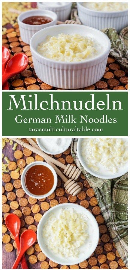 Milchnudeln (German Milk Noodles) - Tara's Multicultural Table  #recipe #Milchnudeln #German #Germany #noodle #nudeln #noodles #pasta #milk #soup Milk Noodles, Stromboli Recipes, German Noodles, Cold Pasta Dishes, Milk Soup, Carribean Food, Vegan Lentil Soup, Comfort Soup Recipes, Scrumptious Food