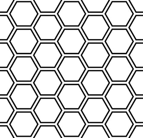 Seamless honeycomb pattern vector backgr... | Premium Vector #Freepik #vector #net #hexagon #mesh-pattern #honeycomb Honeycomb Design Pattern, Hexagon Pattern Design, Hexagon Grid, Tattoo Practice, Spartan Tattoo, Geometry In Nature, Mesh Pattern, Tumbler Glass, Bedroom Wall Designs