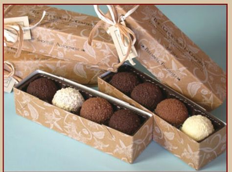 Chocolate Truffles Packaging Ideas, Truffle Packaging Ideas, Truffle Packaging, Wine Gift Wrap, Sweets Business, Chocolate Coffee Beans, Gift Wrap Ideas, Diwali Gift Hampers, Truffle Gift